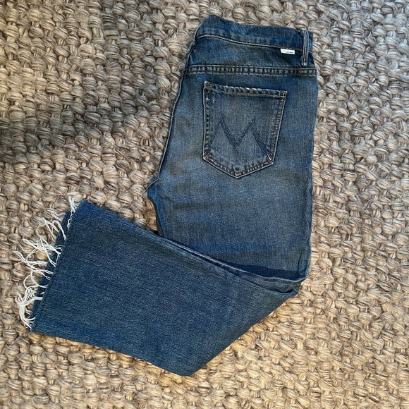 Mother The Nomad Crop Fray-Twice as Nice - size 28 - Picture 3 of 6